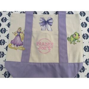 Disney Rapunzel and Pascal Custom Made Trader Joes Mini Tote One of a Kind